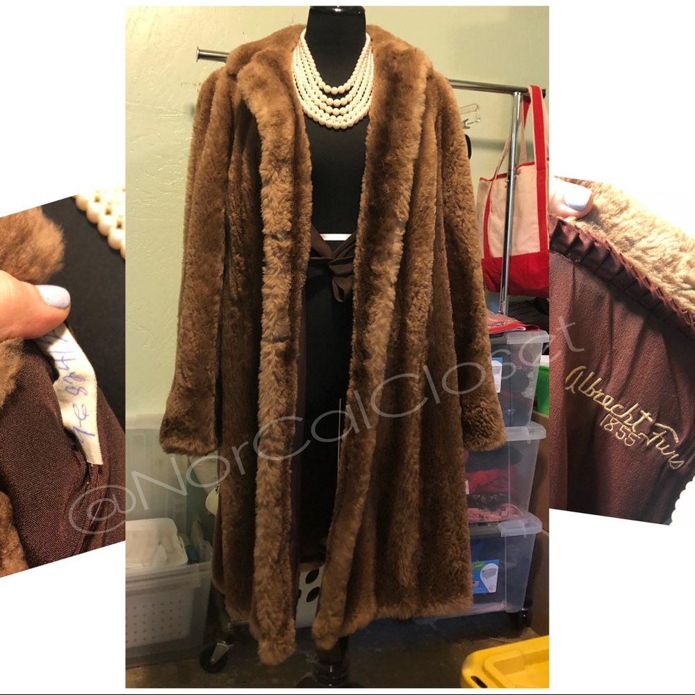 Holiday Sale ✨ Albrecht Furs Full-Length Real Fur Coat